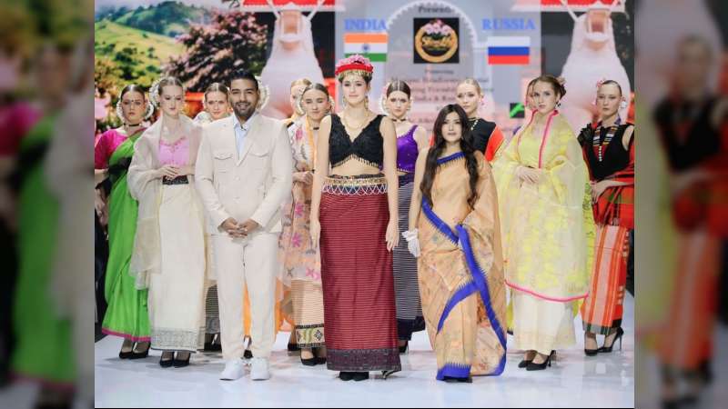 Fashion Entrepreneur Lily Lairenlakpam and Delhi Fashion Week Take Manipur’s Handlooms to Russia, Making the State Proud on the International Runway